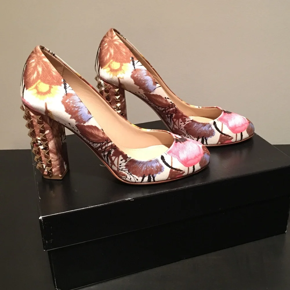 JCrew Collection Etta Pump with Studded Heel - Picture 5 of 10